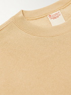 Champion - Logo-Embroidered Organic Cotton-Blend Jersey Sweatshirt - Neutrals