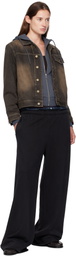 Carter Young Brown Overdyed Arch Denim Jacket