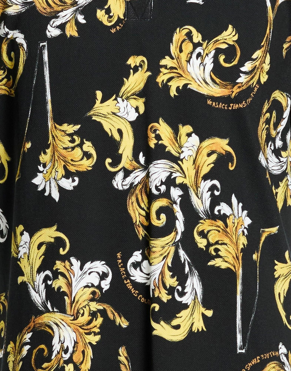 Versace Jeans Couture Mens Polo shirt in Black