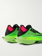 Nike Running - Alphafly 2 Rubber-Trimmed Atomknit Running Sneakers - Green