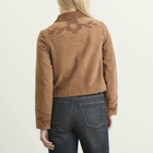 RIXO Women's Dionne Jacket in Retro Daisy Applique Tan
