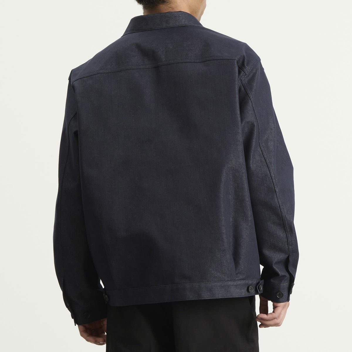 Comme des Garçons Homme Men's Denim Jacket in Navy White