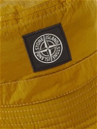 Stone Island Junior - Logo-Appliquéd Nylon Bucket Hat - Yellow