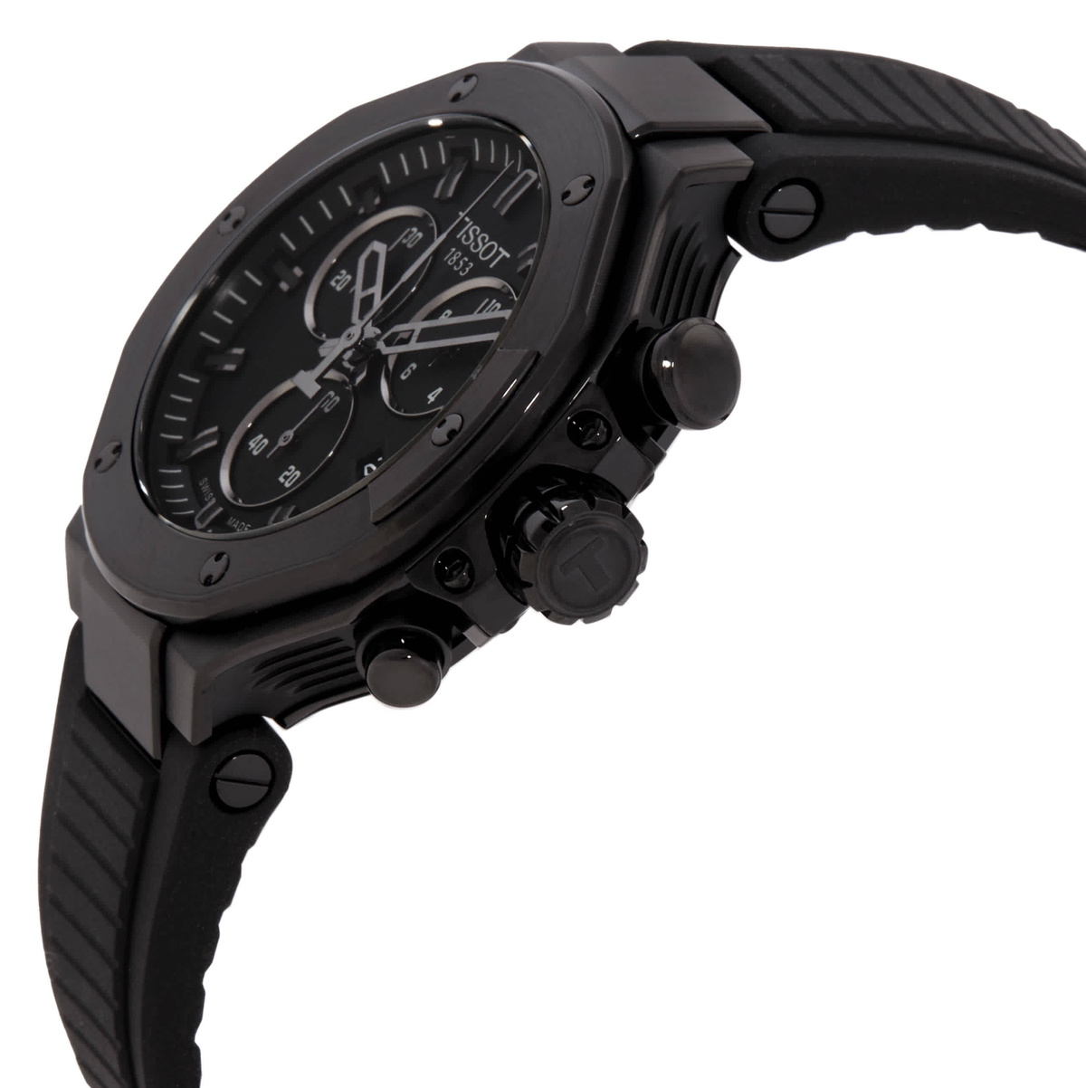 Tissot T-Race Chronograph Quartz Black Dial Watch T1418173705100