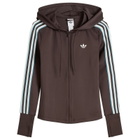 Adidas Women's Trefoil Hoodie in Aurora Coffee
