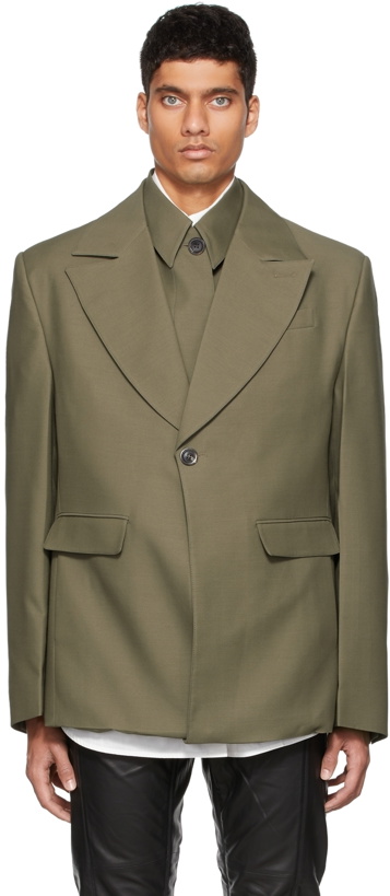 Photo: Peter Do Green Double Blazer