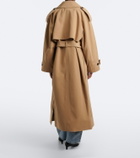Róhe Cotton and wool-blend belted coat