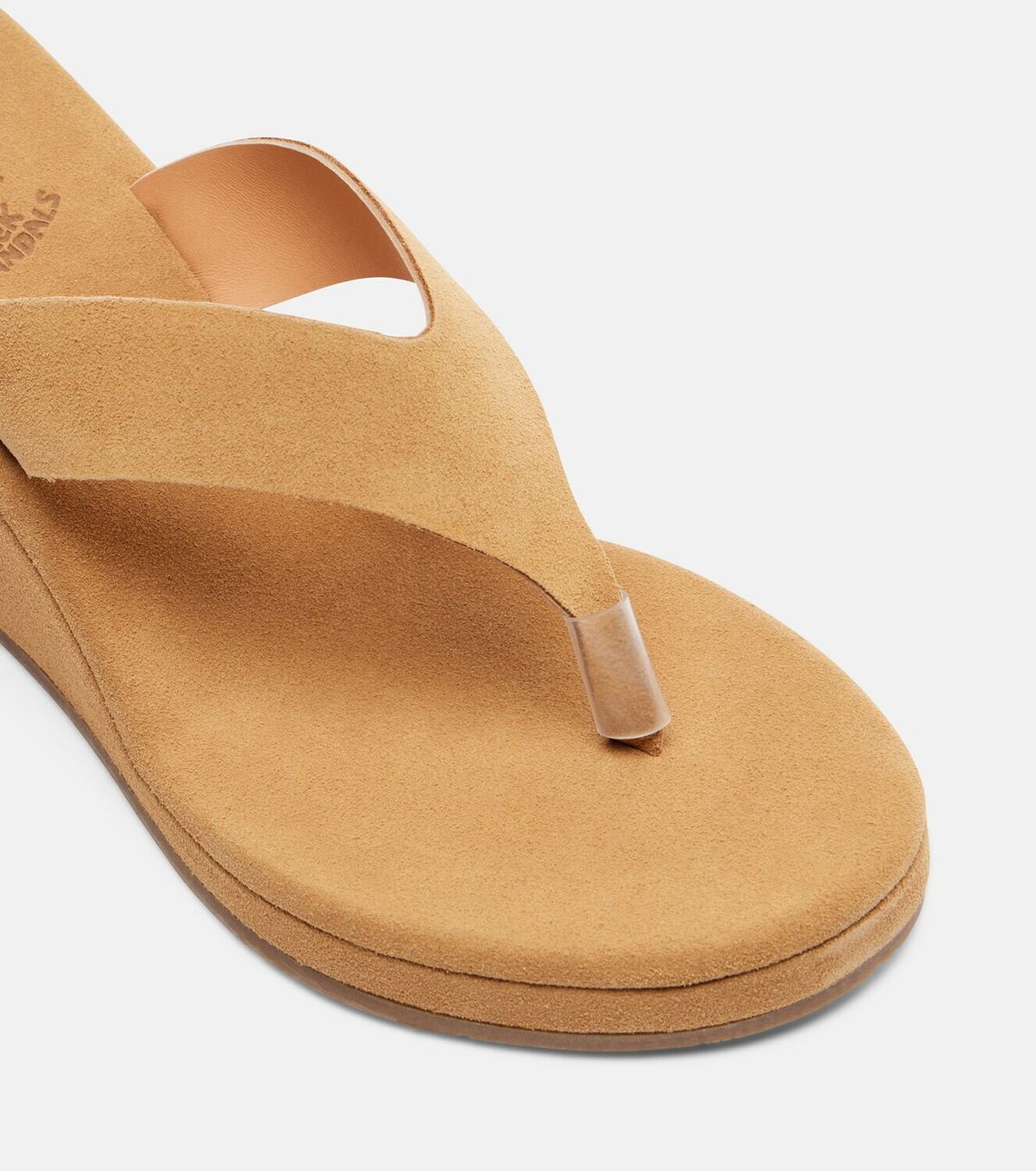 Ancient Greek Sandals Charys suede wedge thong sandals