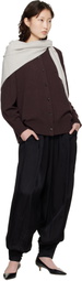 Cordera Burgundy Merino Wool Cardigan