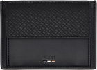 BOSS Black Embossed Logo Coin & Card Holder