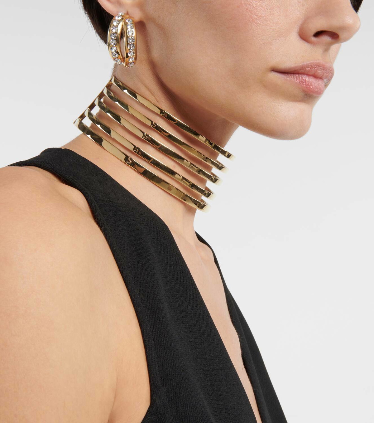 Amina Muaddi Angelica choker