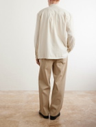 Officine Générale - Jordy Cotton-Twill Polo Shirt - Neutrals