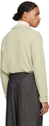 LE17SEPTEMBRE Green Textured Button Down Shirt