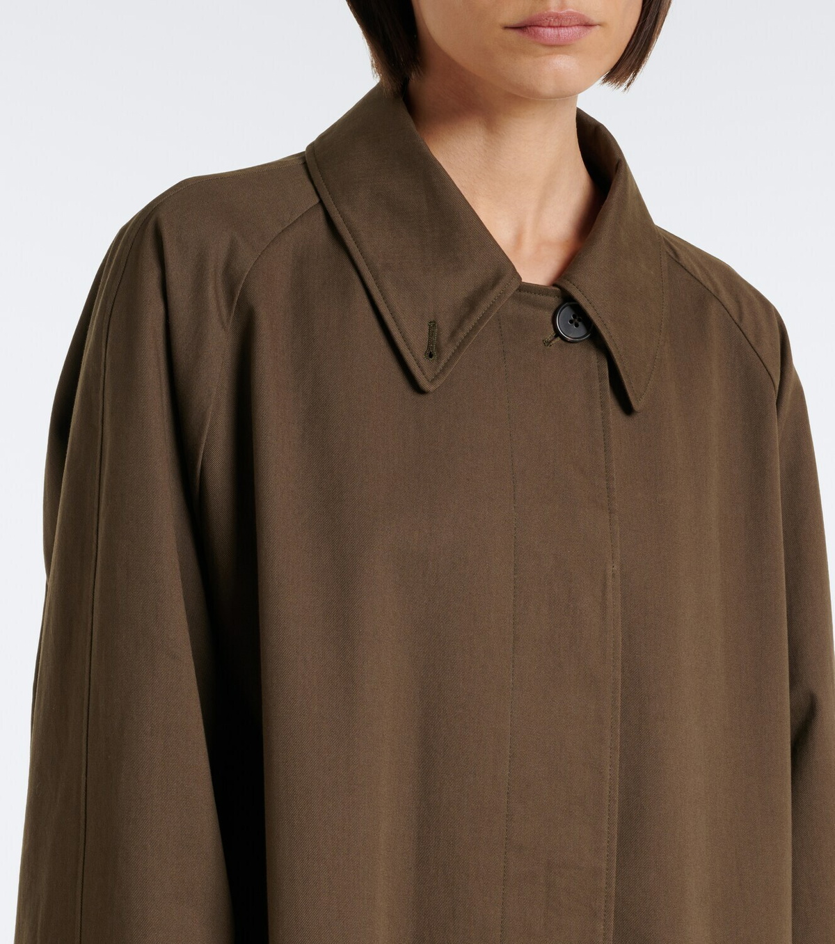 The Row Iza cotton gabardine coat