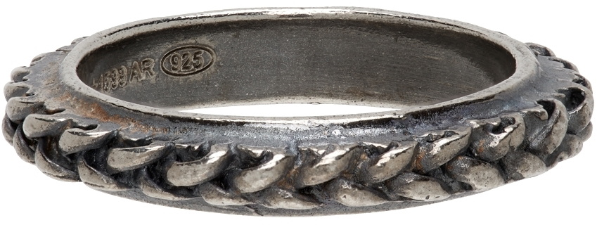 Ugo Cacciatori Silver Fine Pannier Ring