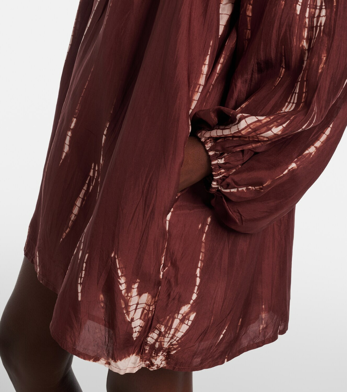 Anna Kosturova Hailey tie-dye silk minidress