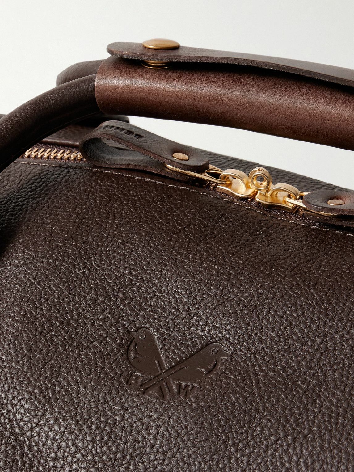 Bennett Winch - Logo-Debossed Full-Grain Leather Weekend Bag