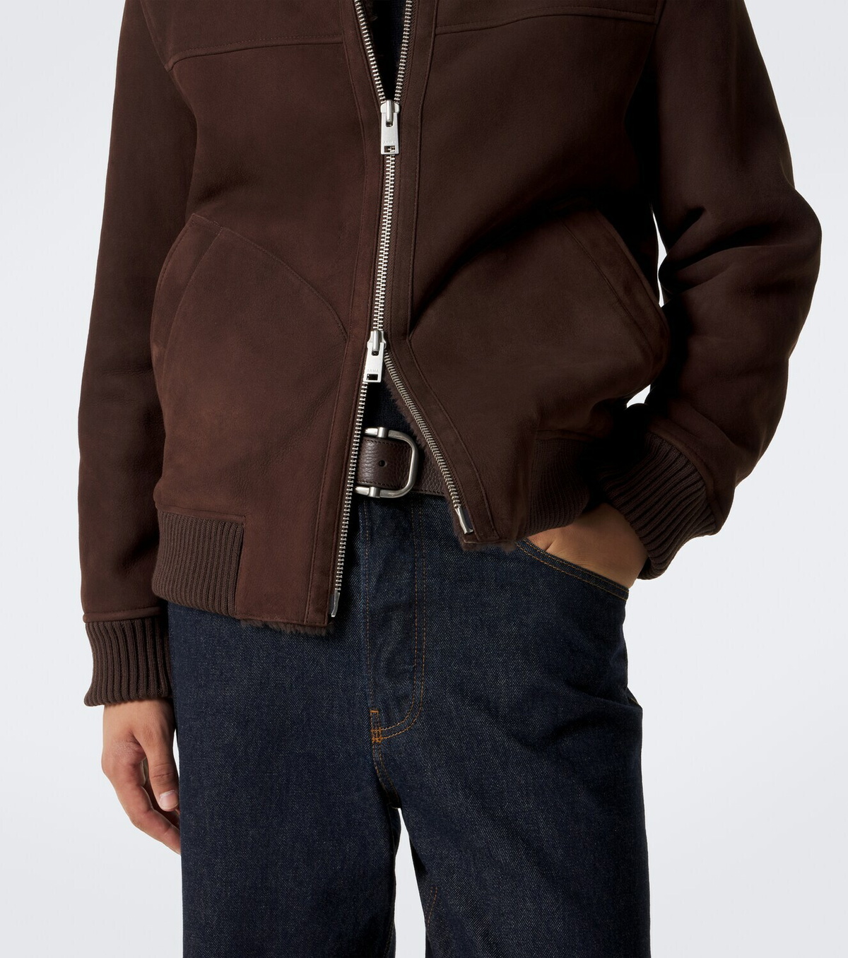 Arma Arek suede blouson jacket
