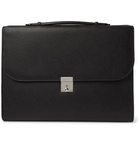 Valextra - Pebble-Grain Leather Briefcase - Black