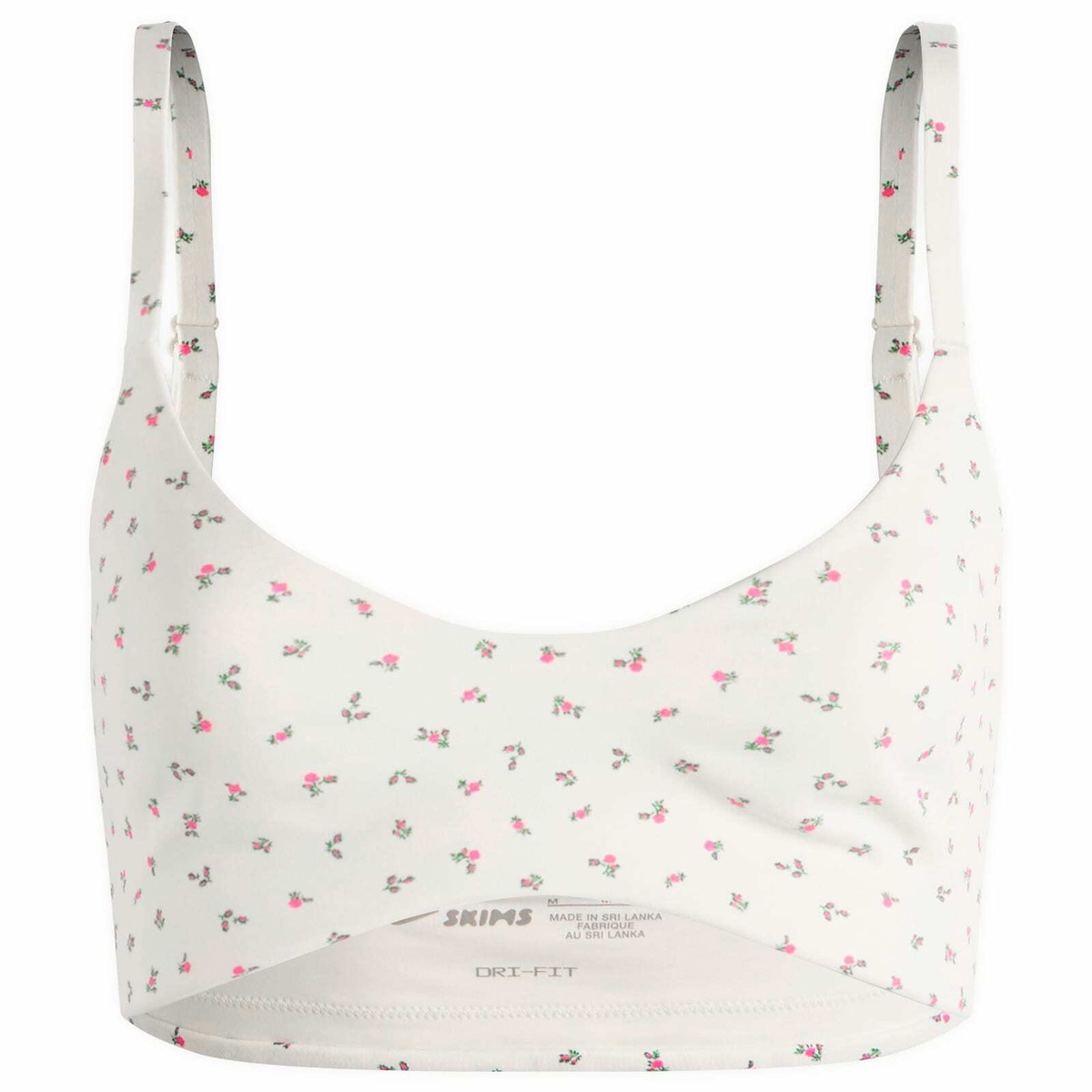 Nike Women's x SKIMS Matte Micro Scoop Bra in Ditsy Print