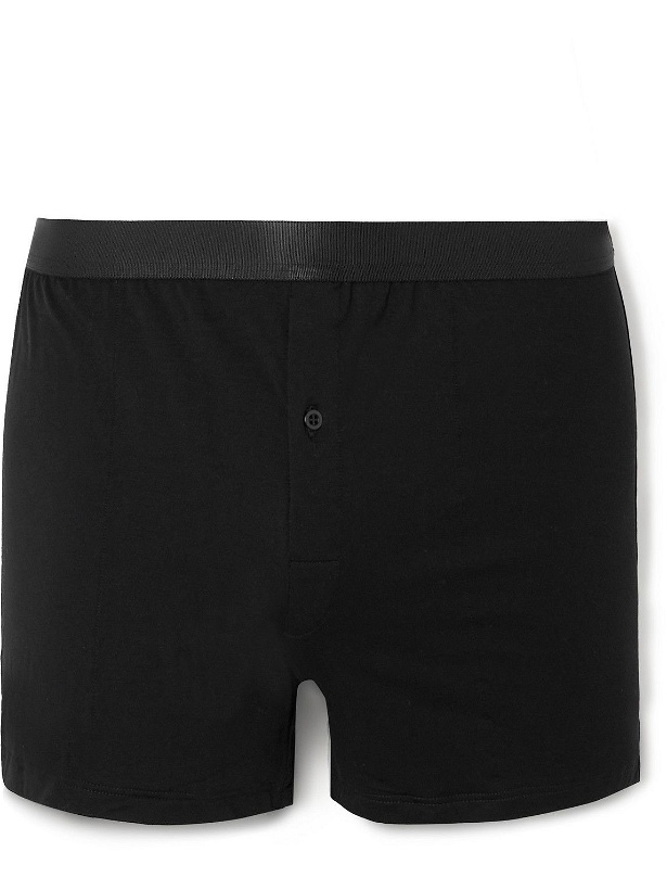 Photo: CDLP - Stretch-Lyocell Boxer Shorts - Black