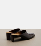 Khaite Colt leather mules