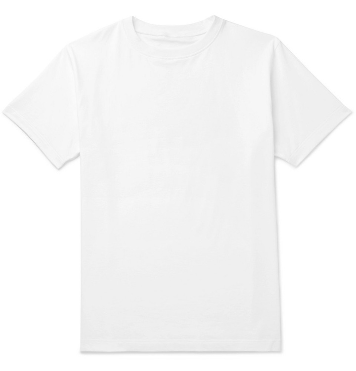 Photo: The Row - Ed Cotton-Jersey T-Shirt - White