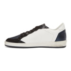 Golden Goose Blue and Black Ball Star Sneakers