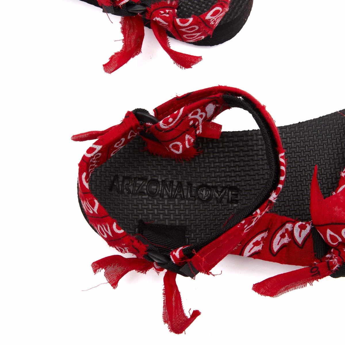 Arizona Love Women's Bandana Trekky Sandals in Red