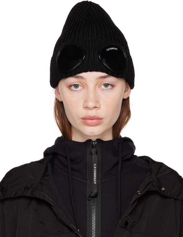 Photo: C.P. Company Black Goggle Beanie