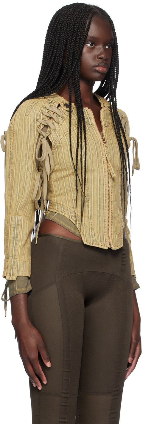 KNWLS Tan GFRC Denim Jacket