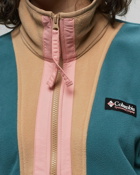 Columbia W Back Bowl Fleece Green/Beige - Womens - Fleece Jackets