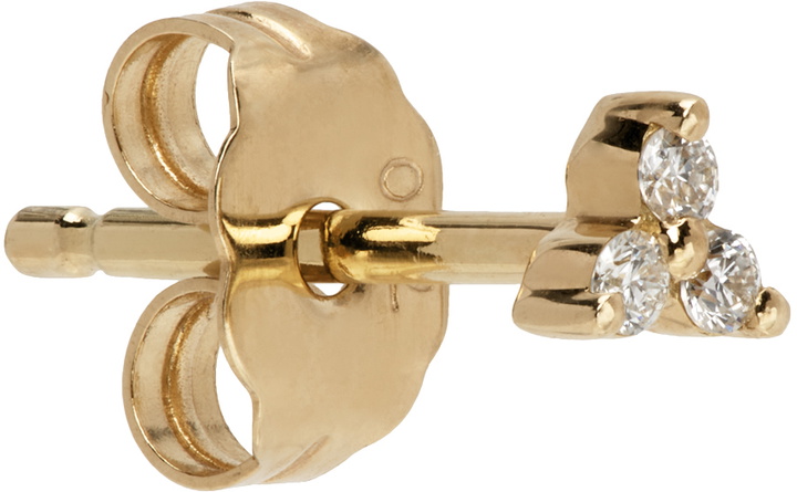 Photo: MARIA TASH Gold Diamond Trinity Earring