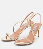 Aquazzura Sleek 75 leather sandals