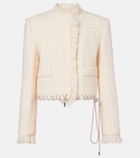 Area Embellished tweed jacket
