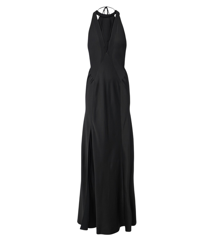 Photo: Victoria Beckham Paneled crêpe satin gown