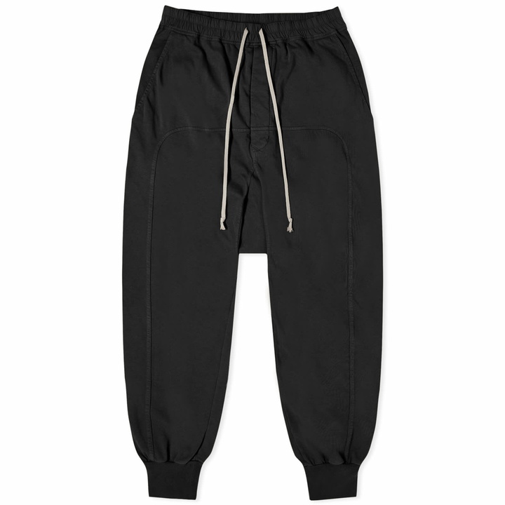 Photo: Rick Owens DRKSHDW Men's Prisoner Drawstring Pants in Black