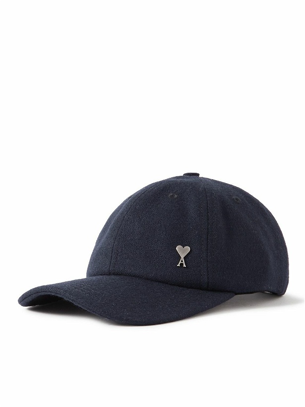 Photo: AMI PARIS - Logo-Embellished Wool-Twill Baseball Cap