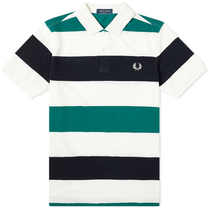 Photo: Fred Perry Authentic Texture Striped Polo