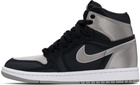 Nike Jordan Black & Silver Air Jordan 1 High OG Sneakers