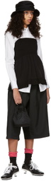 Tricot Comme des Garçons Black Polyester Shorts