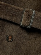 Richard James - Belted Double-Breasted Alpaca Coat - Brown