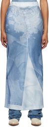 ELLISS Blue Handy Jean Maxi Skirt