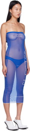 Di Petsa Blue Venus Mini Dress