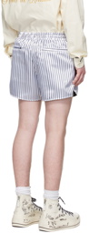Rhude SSENSE Exclusive White Polyester Shorts