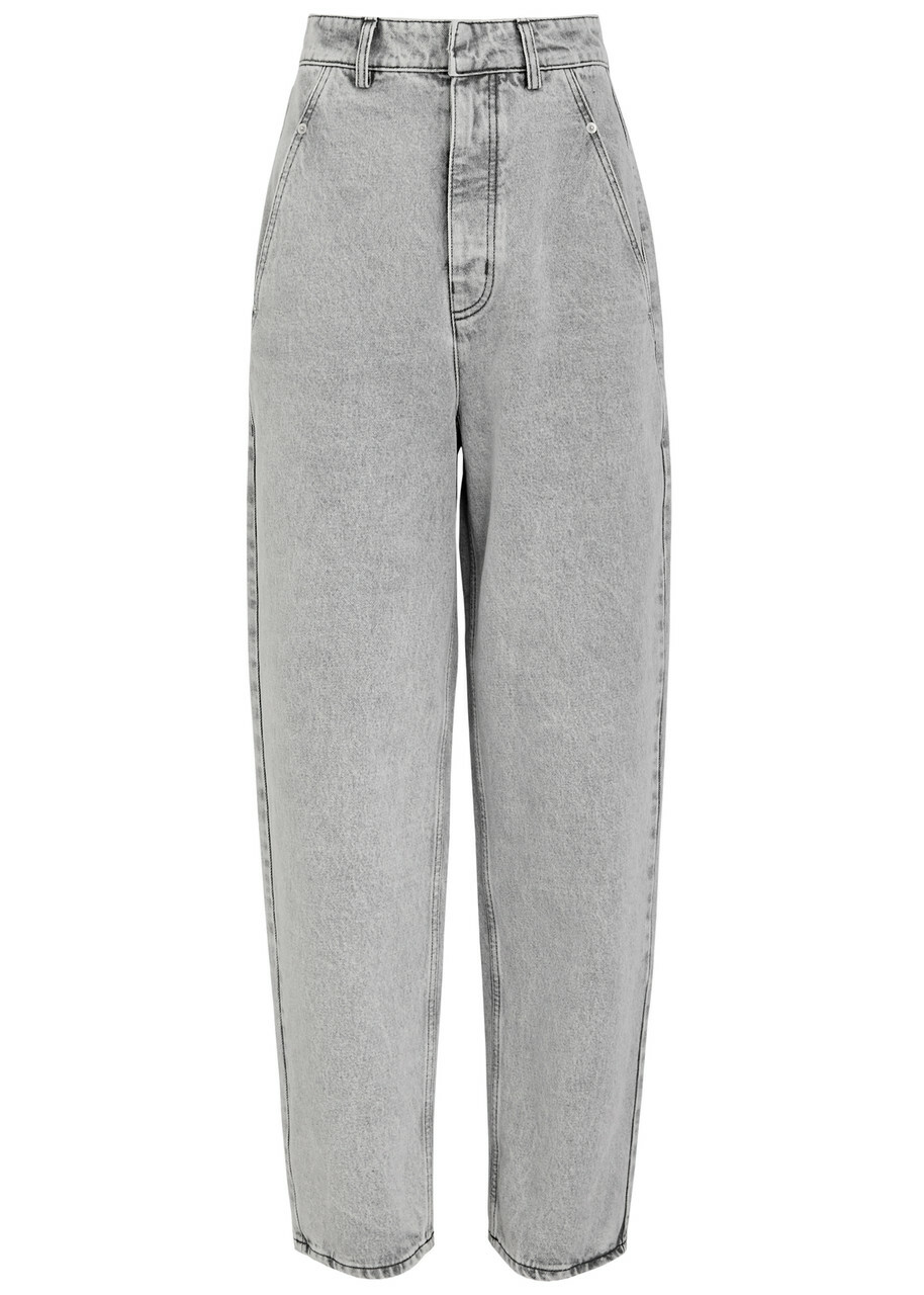 Petar Petrov Get Up Wide-leg Jeans Grey Light