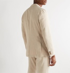 NN07 - Harvey Unstructured Mélange Cotton and Linen-Blend Suit Jacket - Neutrals