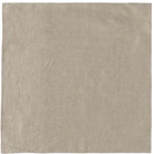 R+D.LAB Grey Hopsack Linen Napkin Set