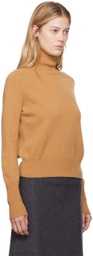 Victoria Beckham Brown Polo Turtleneck