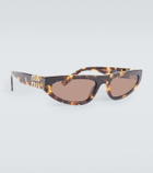 Miu Miu Logo cat-eye sunglasses